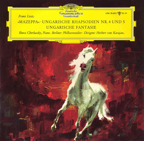 LP Record FRANZ LISZT SHURA CHERKASSKY BER Mazeppa Hungarian Rhapsodies 4 LPM18692 Deutsche Grammo 1962 Germany Classical Used
LP Record FRANZ LISZT SHURA CHERKASSKY BER Mazeppa Hungarian Rhapsodies 4 LPM18692 Deutsche Grammo 1962 Germany Classical Used