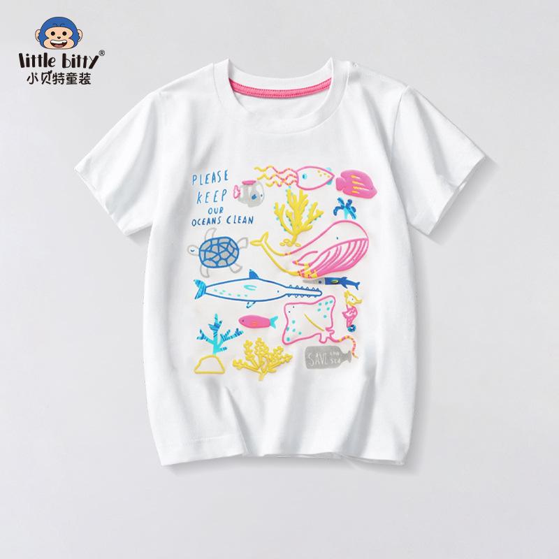 Girls Summer New White Short-Sleeved T-Shirt Cartoon Animal Children S Short-Sleeved Cute Fashion In Small Children 90cm(3Y) белый
Girls Summer New White Short-Sleeved T-Shirt Cartoon Animal Children S Short-Sleeved Cute Fashion In Small Children 90cm(3Y) белый