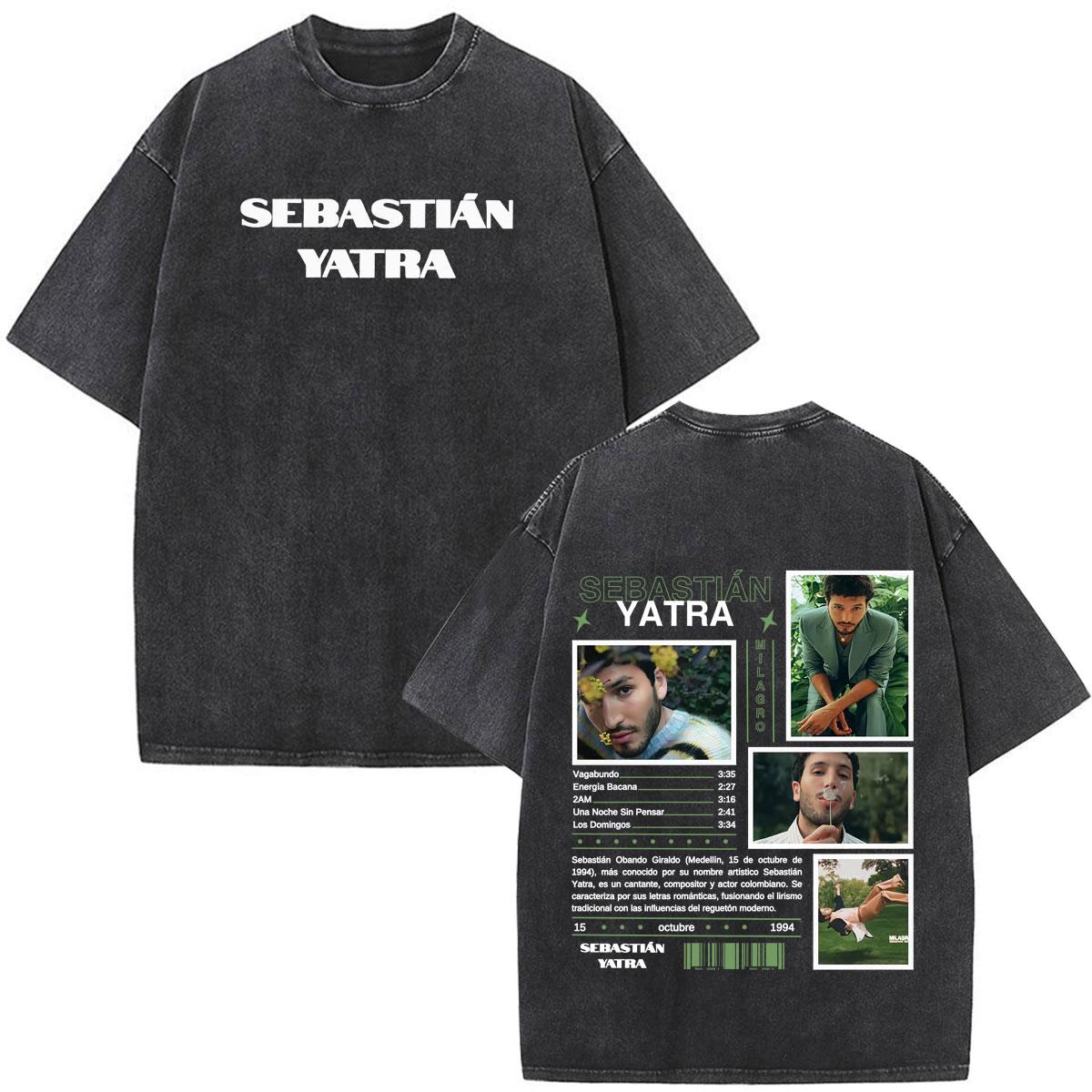 Singer SEBASTIAN YATRA Entre Tanta Gente Tour Print T Shirt Unisex Cotton Casual Vintage Washed Oversized Tshirts Streetwear S
Singer SEBASTIAN YATRA Entre Tanta Gente Tour Print T Shirt Unisex Cotton Casual Vintage Washed Oversized Tshirts Streetwear S