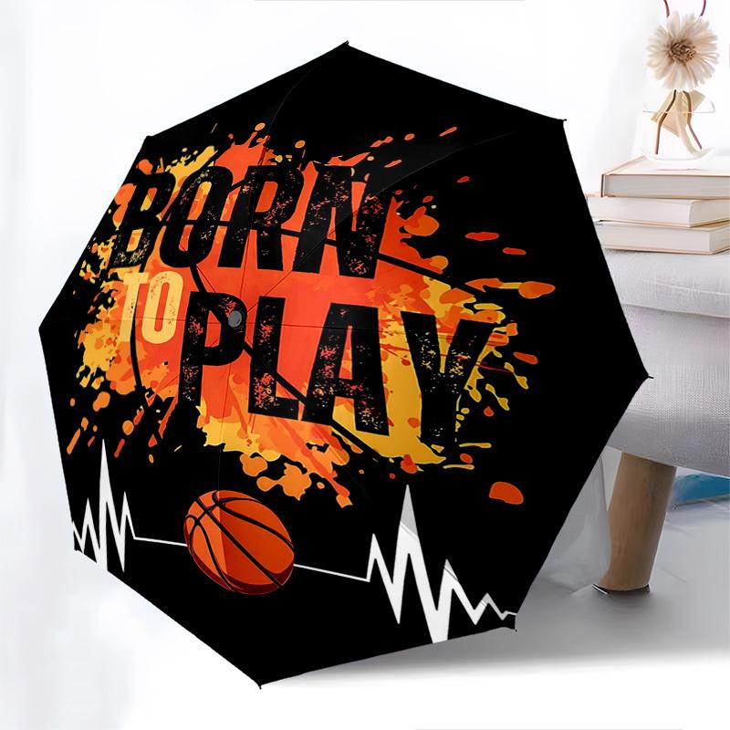 1pc Born to Play Automatic Folding Umbrella, Portable Tri-Fold Design with Iron Frame, Perfect for Fans, Travelers, Daily Use, and Gifts.X067
1pc Born to Play Automatic Folding Umbrella, Portable Tri-Fold Design with Iron Frame, Perfect for Fans, Travelers, Daily Use, and Gifts.X067
