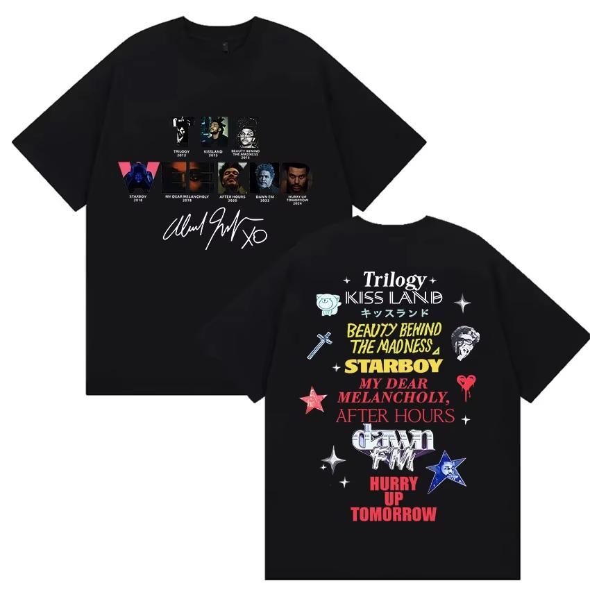 2026 New Singer The Weeknd Hurry Up Tomorrow Tour Pattern Popular Fans Hip Hop Fashion Comfortable Pure Cotton tshirt 4XL
2026 New Singer The Weeknd Hurry Up Tomorrow Tour Pattern Popular Fans Hip Hop Fashion Comfortable Pure Cotton tshirt 4XL
