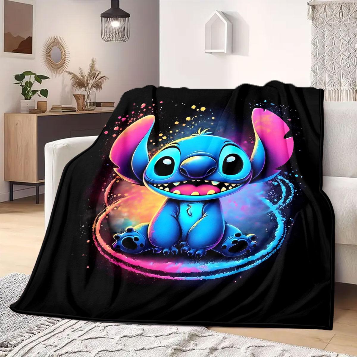 Stitch Home Decor Flannel Blanket Print for Bedrooms Sofas Beds Chairs Picnics Travel Cartoon Design 75x90cm
Stitch Home Decor Flannel Blanket Print for Bedrooms Sofas Beds Chairs Picnics Travel Cartoon Design 75x90cm