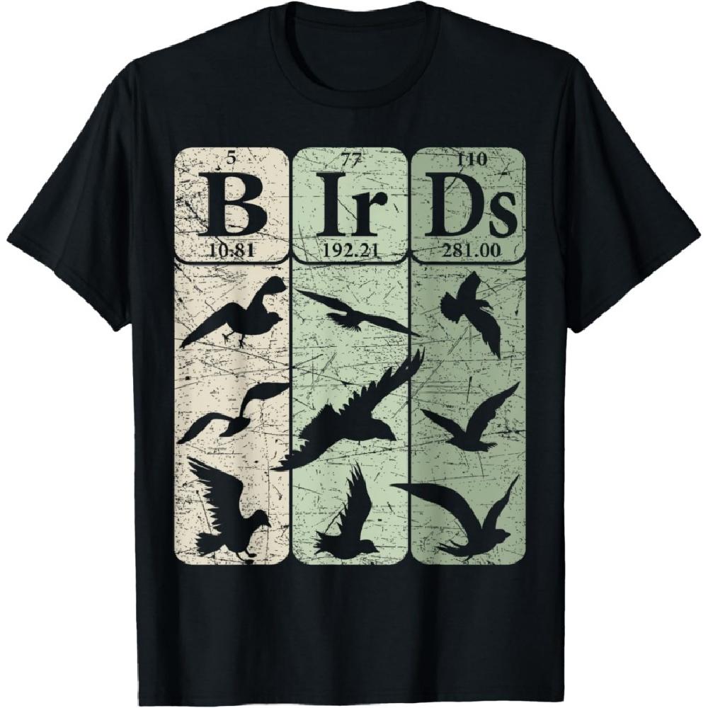 Birds Periodic Table Elements Birdwatching Ornithology T-Shirt(4) S
Birds Periodic Table Elements Birdwatching Ornithology T-Shirt(4) S
