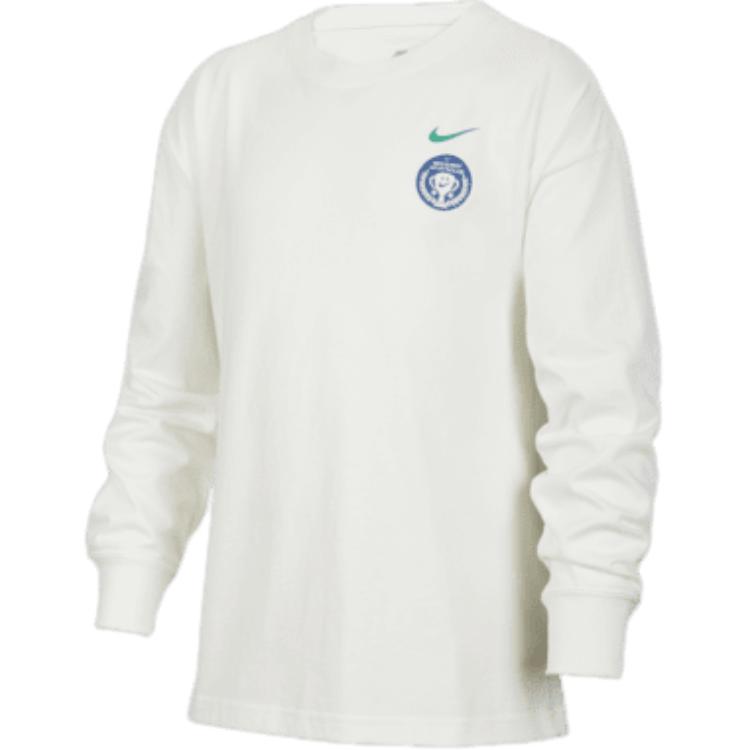 Nike Long Sleeve Simple Solid Color Loose Print T-Shirt Kids tops Sail-White HM4643133 S
Nike Long Sleeve Simple Solid Color Loose Print T-Shirt Kids tops Sail-White HM4643133 S