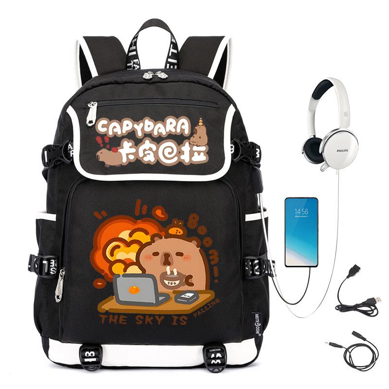 Креативный трендовый рюкзак с принтом капибары, повседневный, для детей, школьный, большой вместимости, для учеников начальной и средней школы, модный No specification
Креативный трендовый рюкзак с принтом капибары, повседневный, для детей, школьный, большой вместимости, для учеников начальной и средней школы, модный No specification