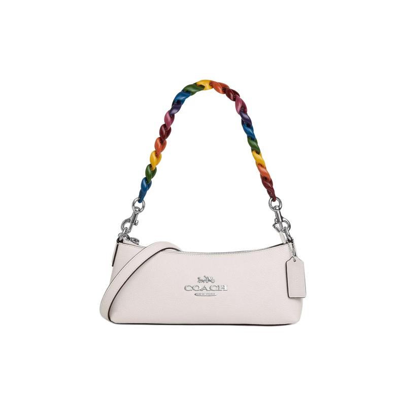 COACH shoulder bag Charlotte 25 Logo Logo Classic Presbyopia Color Chain Zipper Closure Refined Pebbled Leather Baguette Hand Medium Women s Silver срібний
COACH shoulder bag Charlotte 25 Logo Logo Classic Presbyopia Color Chain Zipper Closure Refined Pebbled Leather Baguette Hand Medium Women s Silver срібний