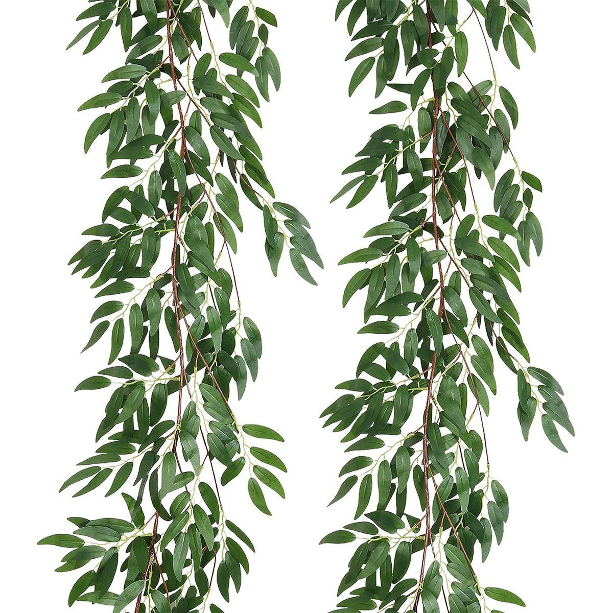 1PC Artificial PlantsEucalyptus Leaf Vine Hanging Autumn Christmas Home Wedding Decoration Office Desk Outdoor Garden Background
1PC Artificial PlantsEucalyptus Leaf Vine Hanging Autumn Christmas Home Wedding Decoration Office Desk Outdoor Garden Background