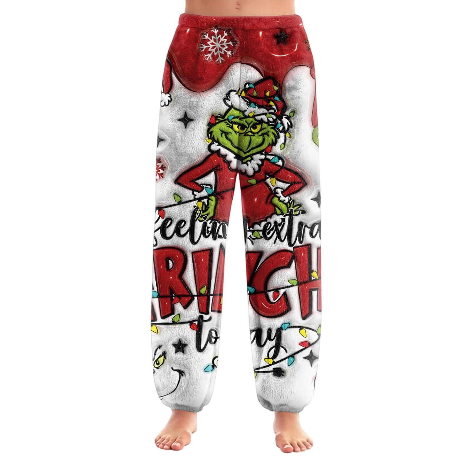 Женские брюки с рождественским принтом, манжетами на кулиске, повседневные брюки и пижама L
Женские брюки с рождественским принтом, манжетами на кулиске, повседневные брюки и пижама L