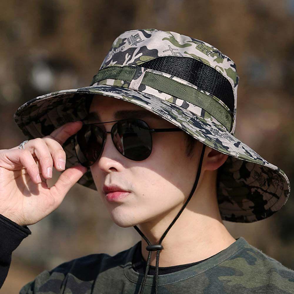 High Quality Adjustable Hiking Cotton Camping Sun Hat Camouflage Cap Men Hat Panama Cap Bucket Hat A
High Quality Adjustable Hiking Cotton Camping Sun Hat Camouflage Cap Men Hat Panama Cap Bucket Hat A