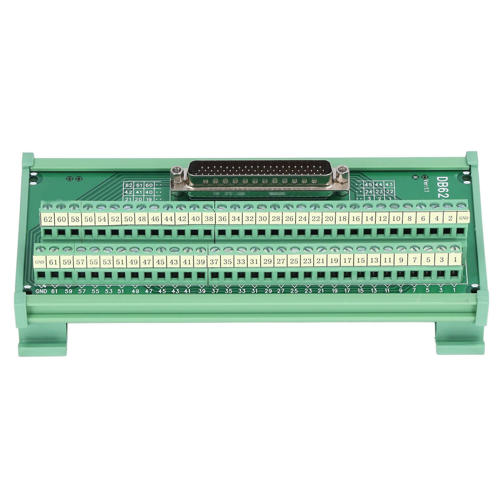 Terminal Block Male Female Interface Connector 3 Row Adapter Break Out Board Module DC 60VDB62M7
Terminal Block Male Female Interface Connector 3 Row Adapter Break Out Board Module DC 60VDB62M7