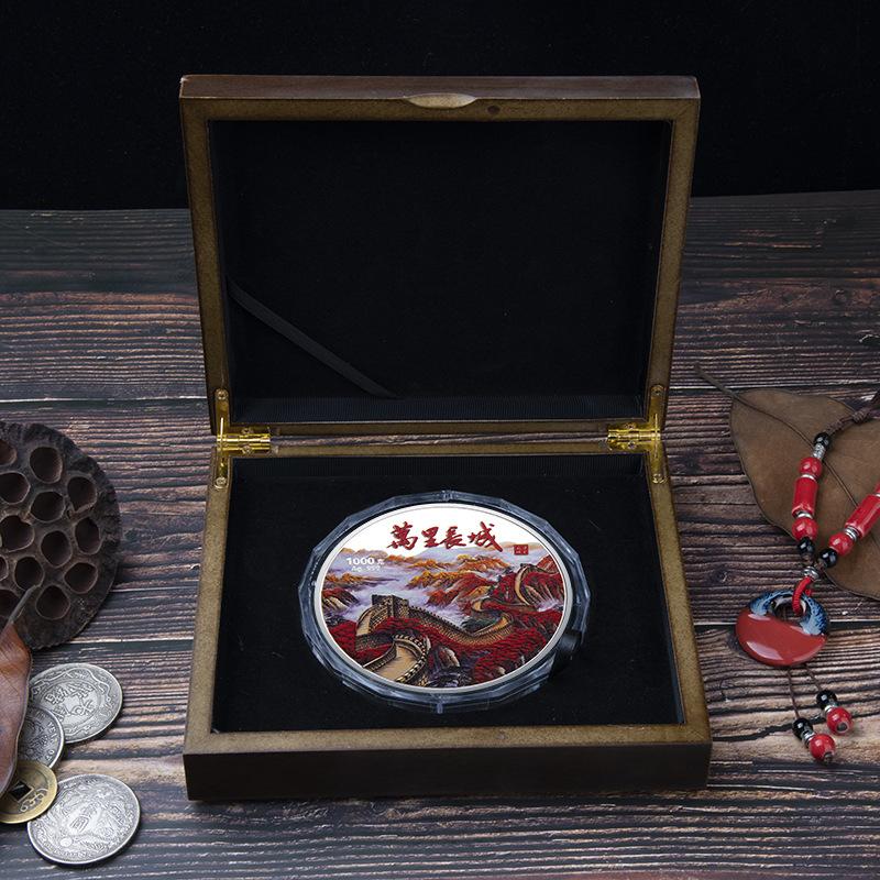 Great Wall, one kilogram, silver medal, commemorative medal, foot weight, Great Wall commemorative coin, gift
Great Wall, one kilogram, silver medal, commemorative medal, foot weight, Great Wall commemorative coin, gift