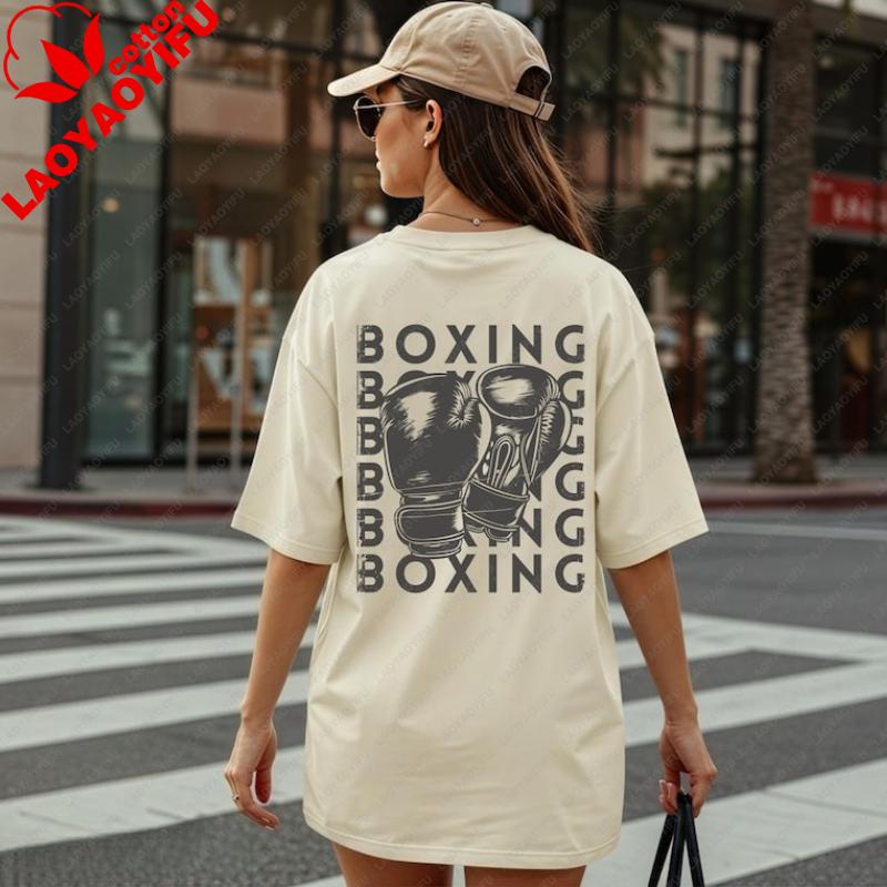 Boxing Shirt Relaxed Fit Gym Tee Graphic T Shirts Women Clothing Y2k Top Oversized T Shirt Outdoors High Quality Cotton Tops 3XL
Boxing Shirt Relaxed Fit Gym Tee Graphic T Shirts Women Clothing Y2k Top Oversized T Shirt Outdoors High Quality Cotton Tops 3XL