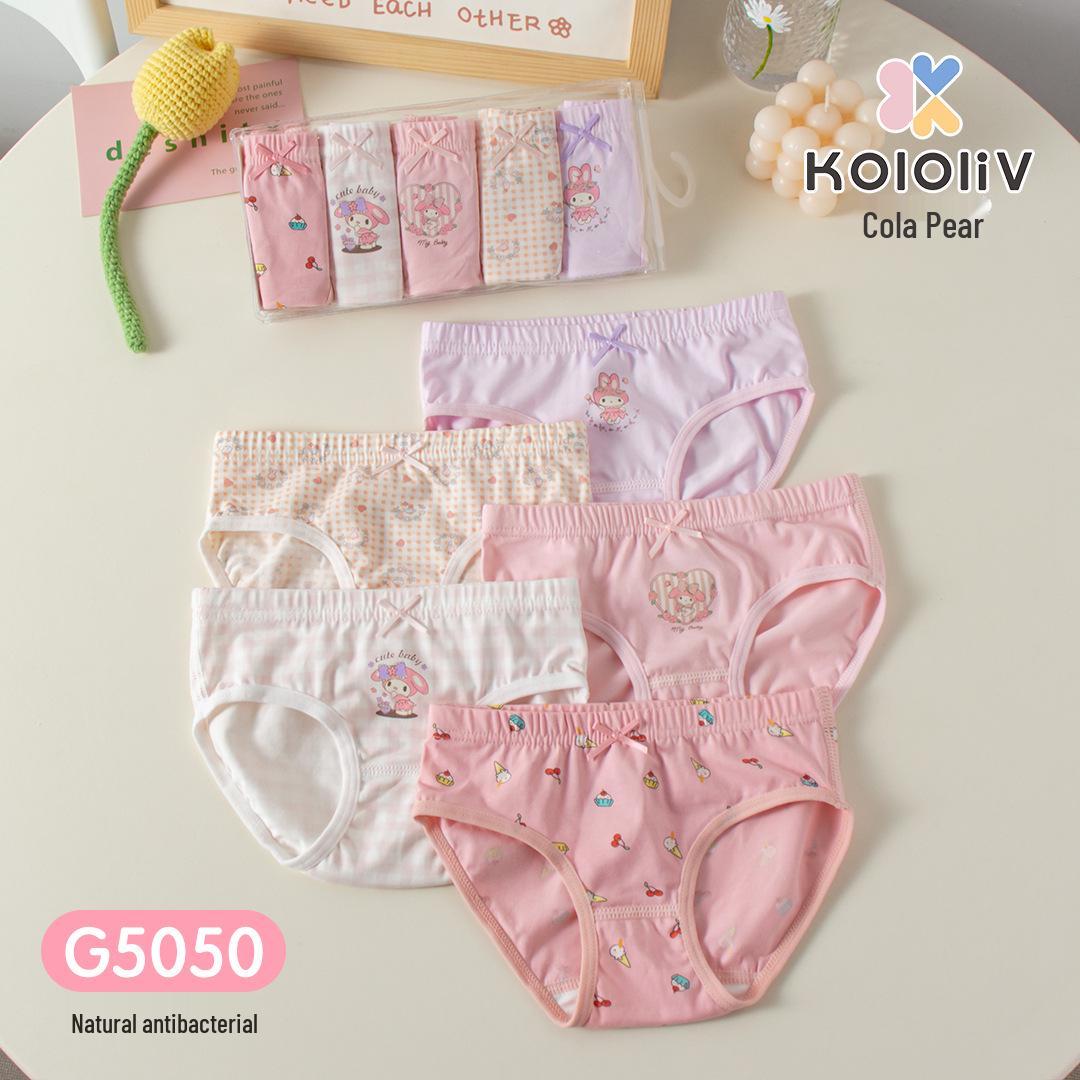 Kids Skin-friendly Cotton Cartoon Print Underwear - Antibacterial, Triangle Design for Girls and Boys 100/15-22 lbs
Kids Skin-friendly Cotton Cartoon Print Underwear - Antibacterial, Triangle Design for Girls and Boys 100/15-22 lbs