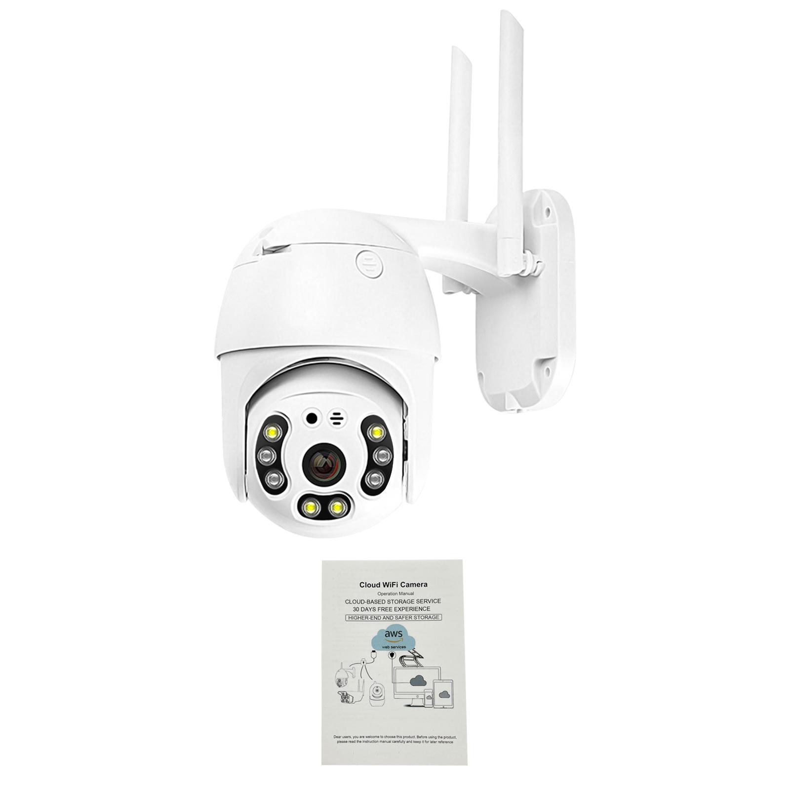 1080P 2.0MP Беспроводная IP-камера WiFi Купольная PTZ-камера безопасности IR-CUT Красочное ночное видение
1080P 2.0MP Беспроводная IP-камера WiFi Купольная PTZ-камера безопасности IR-CUT Красочное ночное видение