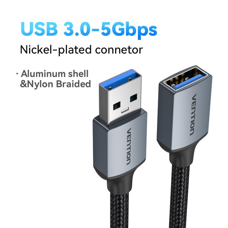 Vention USB 3.0 Extension Cable USB 3.0 2.0 Cable Extender Data Cord for PC Smart TV Xbox One SSD Fast Speed USB Cable Extension 5m
Vention USB 3.0 Extension Cable USB 3.0 2.0 Cable Extender Data Cord for PC Smart TV Xbox One SSD Fast Speed USB Cable Extension 5m