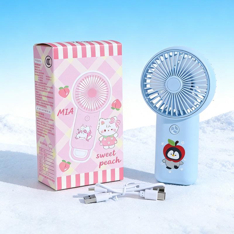 Cute Penguin Desktop & Handheld USB Fan with Color Box Packaging
Cute Penguin Desktop & Handheld USB Fan with Color Box Packaging