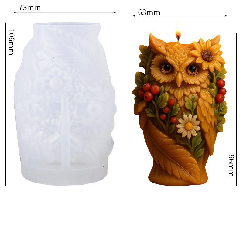 3D Owl Silicone Candle Mold, Lifelike Feather Detail Animal Mould For DIY Aromatherapy Wax, Resin, Soap Craft, Home Decor Gift белый
3D Owl Silicone Candle Mold, Lifelike Feather Detail Animal Mould For DIY Aromatherapy Wax, Resin, Soap Craft, Home Decor Gift белый