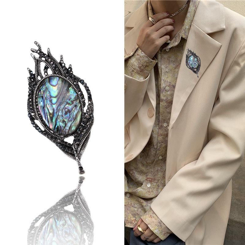 SKEDS Women Fashion Natural Abalone Shell Feather Jewelry Brooch Casual Lady Exquisite Brooches Pins Wedding Party Corsage Gift
SKEDS Women Fashion Natural Abalone Shell Feather Jewelry Brooch Casual Lady Exquisite Brooches Pins Wedding Party Corsage Gift