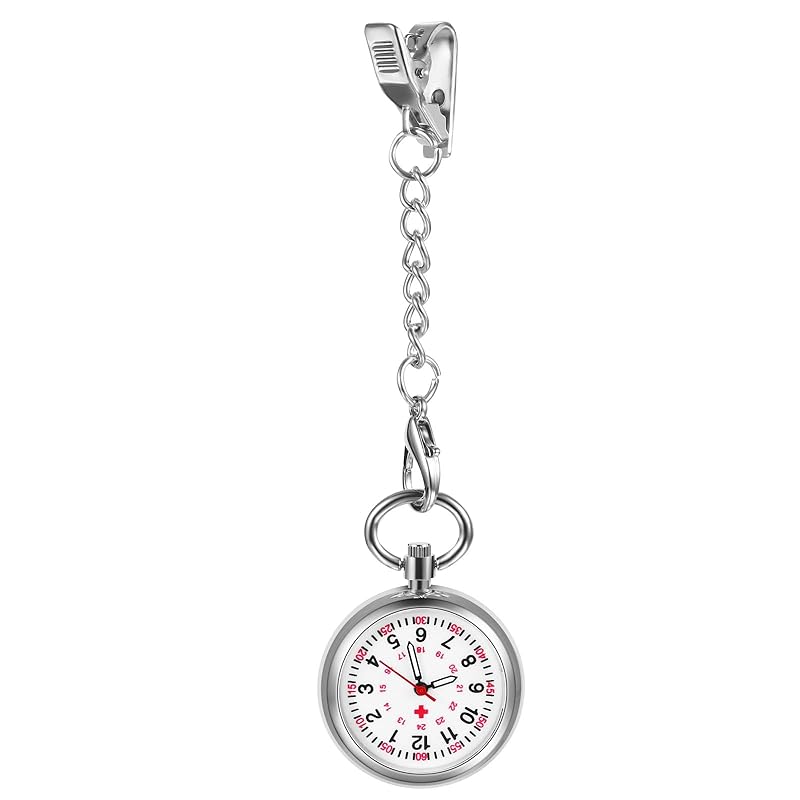 nurse watch key ring clock clip chain: nurse upside down waterproof pocket watch pocket watch quartz Goods - nursing day nursery teacher Perfect gift
nurse watch key ring clock clip chain: nurse upside down waterproof pocket watch pocket watch quartz Goods - nursing day nursery teacher Perfect gift