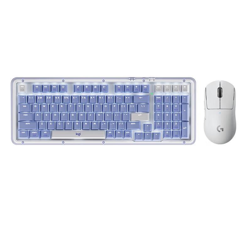 Logitech Amber Series K98M Wireless Bluetooth Dual-Mode Gaming Keyboard and Mouse Combo
Logitech Amber Series K98M Wireless Bluetooth Dual-Mode Gaming Keyboard and Mouse Combo