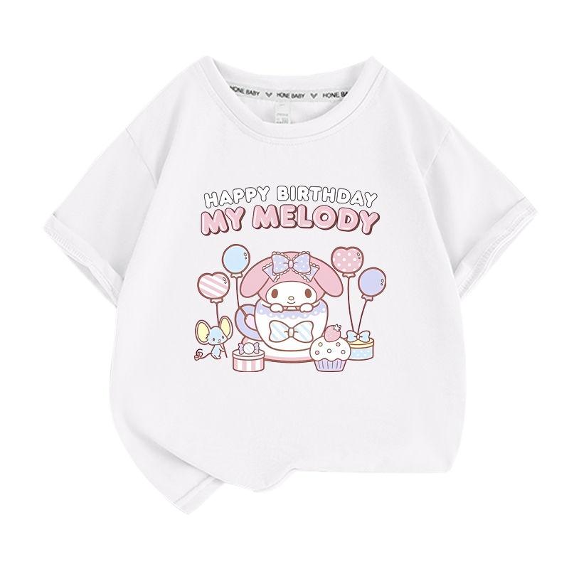 Sanrio Літній одяг для дівчаток 100% бавовна Дитячий Дитячий Дівчинка Милий My Melody З принтом Футболки Мультяшна Футболка з коротким рукавом Комплекти 100
Sanrio Літній одяг для дівчаток 100% бавовна Дитячий Дитячий Дівчинка Милий My Melody З принтом Футболки Мультяшна Футболка з коротким рукавом Комплекти 100