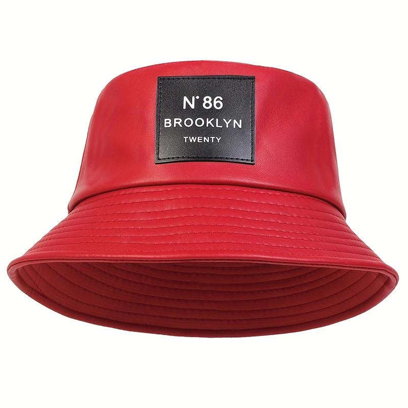 Унисекс Brooklyn Leather Label Bucket Hat PU Leather Fisherman Hat Outdoor Travel Hat Sunscreen Hats for Men Women Bucket Hats красный
Унисекс Brooklyn Leather Label Bucket Hat PU Leather Fisherman Hat Outdoor Travel Hat Sunscreen Hats for Men Women Bucket Hats красный