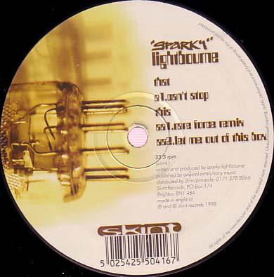 12inch Record SPARKY LIGHTBOURNE - Can t Stop SKINT41 Skint 1999 UK Dance & Electronica Used
12inch Record SPARKY LIGHTBOURNE - Can t Stop SKINT41 Skint 1999 UK Dance & Electronica Used