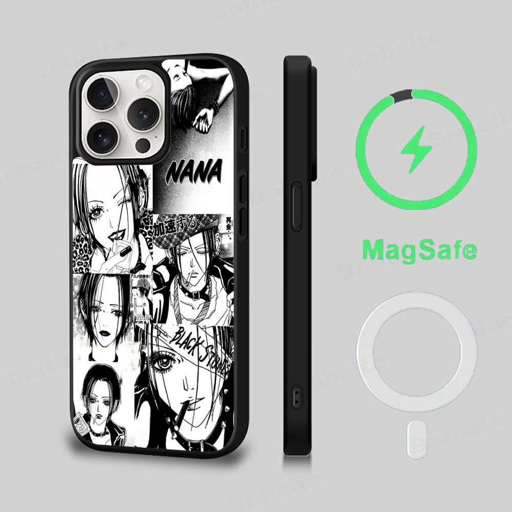 Anime Nana Phone Case Magnetic Case For IPhone 16 14 13 12 11 15 Pro Max Plus For Magsafe Wireless Charge Cover iPhone 12
Anime Nana Phone Case Magnetic Case For IPhone 16 14 13 12 11 15 Pro Max Plus For Magsafe Wireless Charge Cover iPhone 12