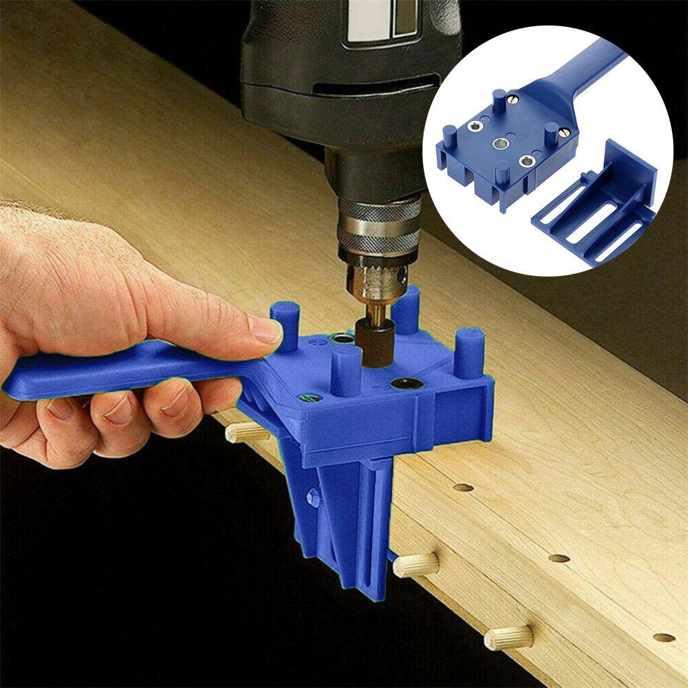 Hole Drill Bit Woodworking Pocket Hole Puncher Drill Guide Set Locator Woodworking Doweling Jig
Hole Drill Bit Woodworking Pocket Hole Puncher Drill Guide Set Locator Woodworking Doweling Jig