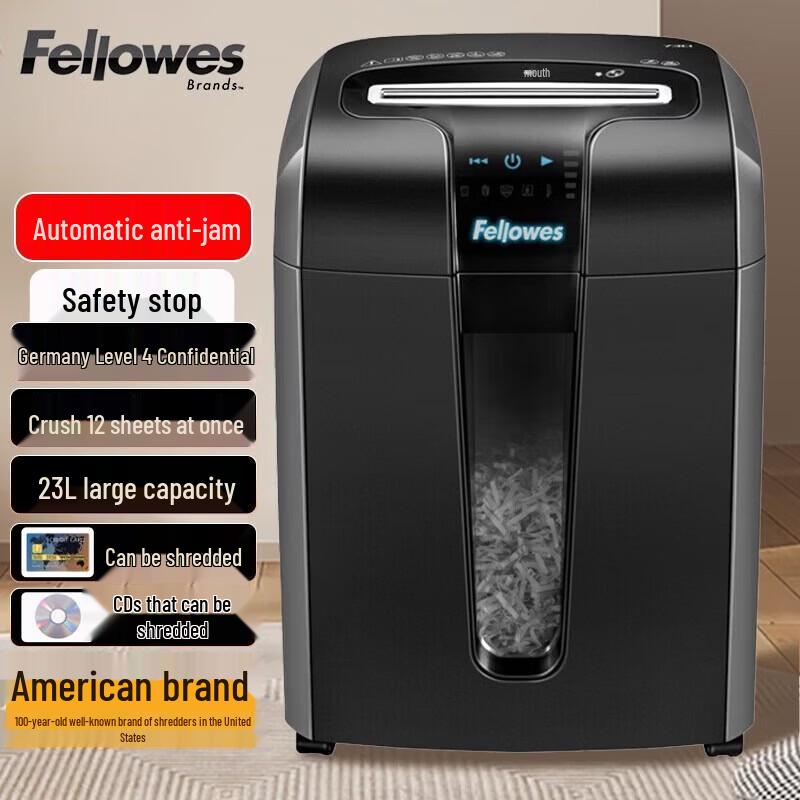 Fellowes 73Ci High-Security Cross-Cut Shredder CN plug (adapter included)
Fellowes 73Ci High-Security Cross-Cut Shredder CN plug (adapter included)