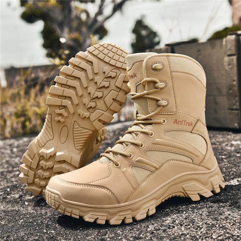 High-Top Jungle Combat Boots: Large Size Outdoor Hiking & Desert Camping Footwear 42 пісочний
High-Top Jungle Combat Boots: Large Size Outdoor Hiking & Desert Camping Footwear 42 пісочний