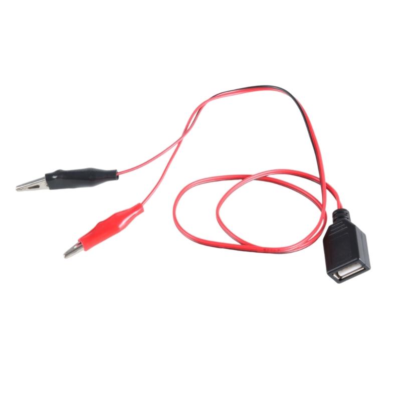 Тестовий кабель USB 5V із затискачами для вентиляторів, світлодіодних ліхтарів, повітродувок, камер, довжина 60 см, Плюс, Чорний Мінус
Тестовий кабель USB 5V із затискачами для вентиляторів, світлодіодних ліхтарів, повітродувок, камер, довжина 60 см, Плюс, Чорний Мінус