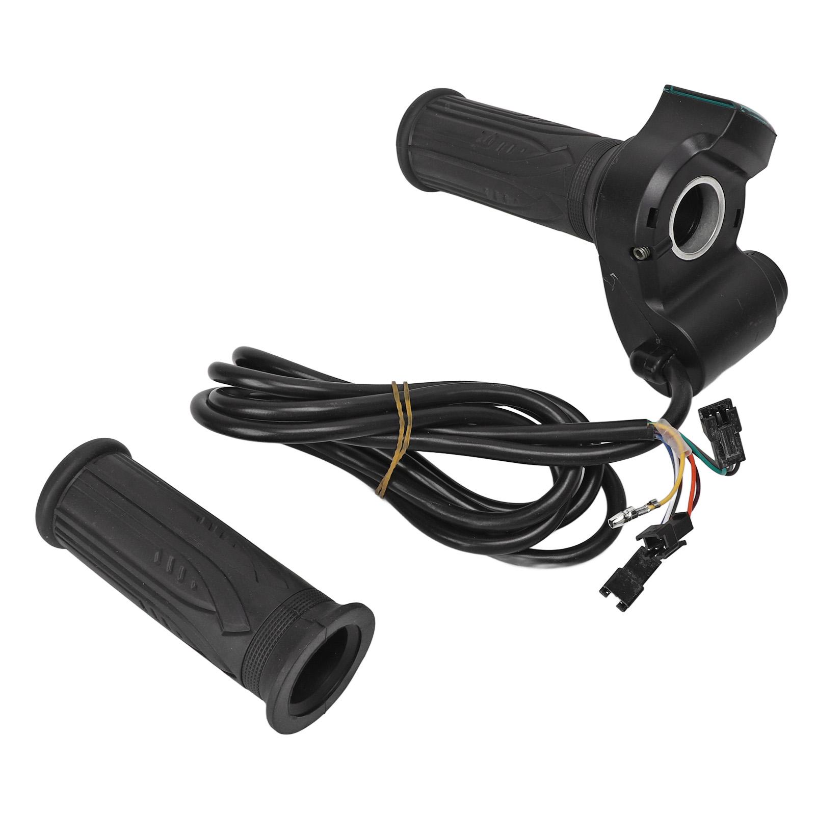 1Pair Handlebar Throttle Twist Grip Twist Throttle Accelerator Handle Grip with Red Font Display for Electric Bike Accessories
1Pair Handlebar Throttle Twist Grip Twist Throttle Accelerator Handle Grip with Red Font Display for Electric Bike Accessories