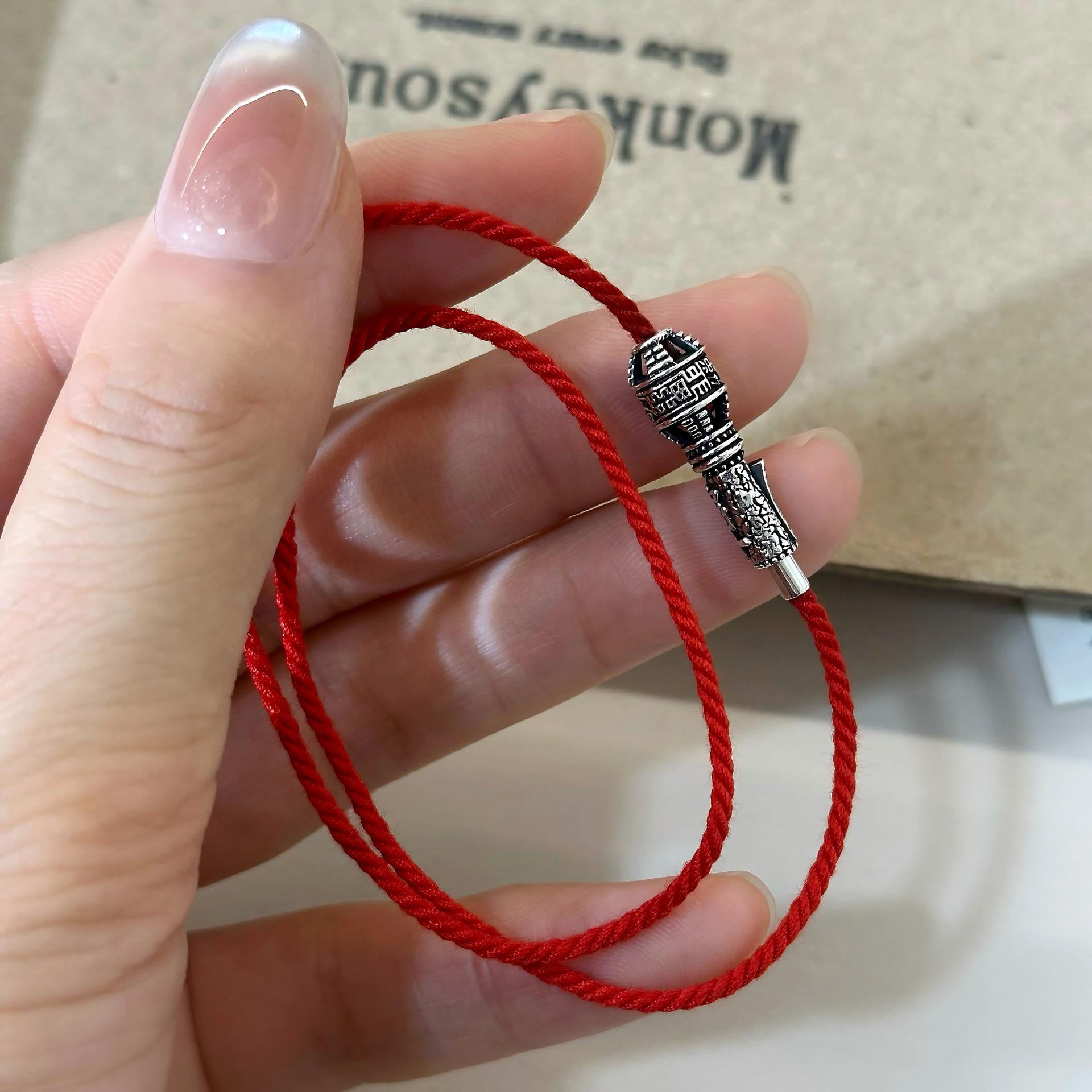 S925 Sterling Silver Zodiac Red String Taoist Bracelet/Anklet with Universal Clasp - Retro Niche Design
S925 Sterling Silver Zodiac Red String Taoist Bracelet/Anklet with Universal Clasp - Retro Niche Design