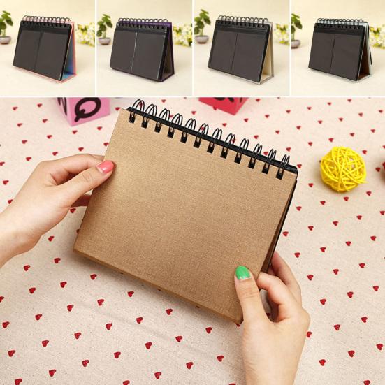 68 карманный 4-дюймовый настольный календарь в стиле бумаги фотоальбом коллекция книга подарок