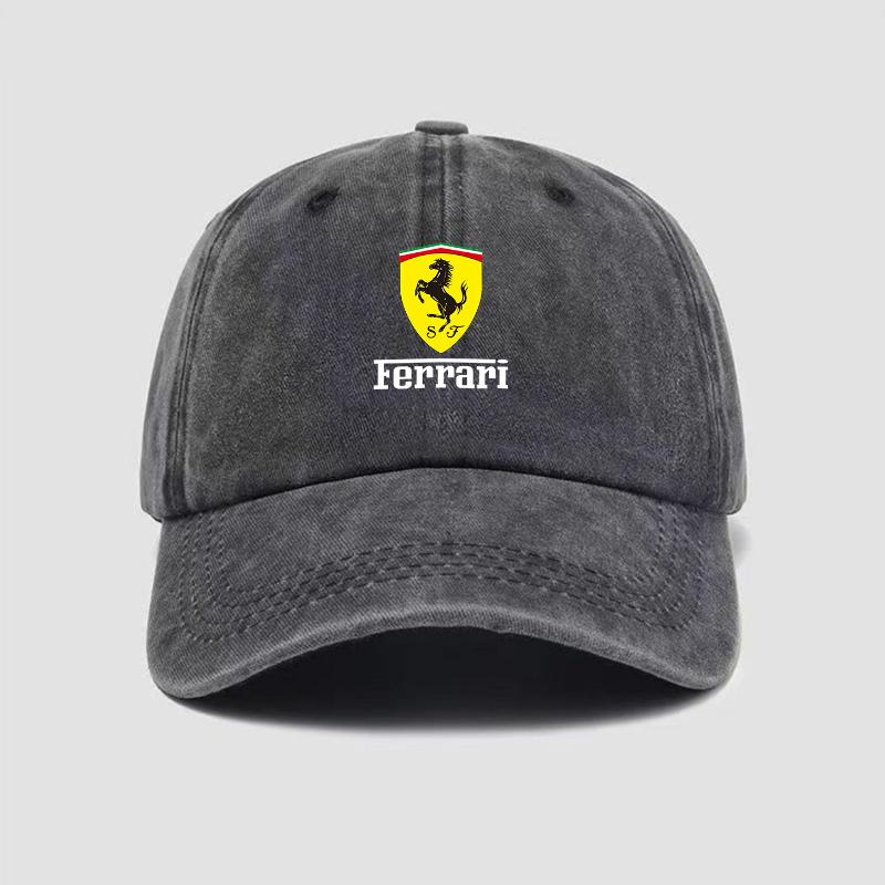 Регульована бейсболка з емблемами Ferrari, капелюх-козирок для активного відпочинку на сонці, для Ferrari Roma 488 Portofino F8 F12 Spider SF90 Superfast чорний
Регульована бейсболка з емблемами Ferrari, капелюх-козирок для активного відпочинку на сонці, для Ferrari Roma 488 Portofino F8 F12 Spider SF90 Superfast чорний