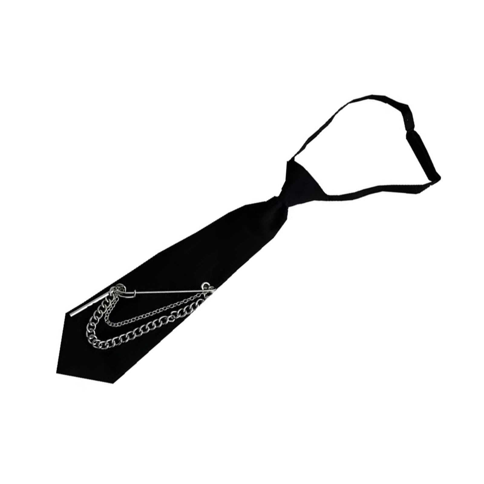 Unisex Japanese Preppy Student Uniform Adjustable Pre Tied Necktie Vintage Punk Long Chain Metal Pin Neck Tie Neckwear
Unisex Japanese Preppy Student Uniform Adjustable Pre Tied Necktie Vintage Punk Long Chain Metal Pin Neck Tie Neckwear