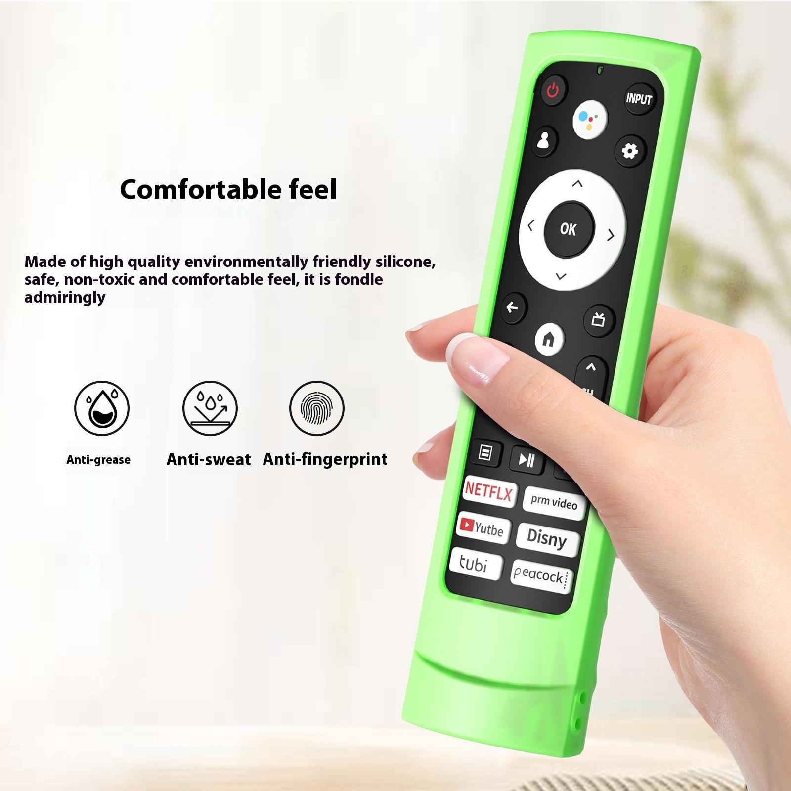 For Hisense ERF3M90 Remote Control Silicone Protective Cover Anti-Drop Case Fluorescent Green
For Hisense ERF3M90 Remote Control Silicone Protective Cover Anti-Drop Case Fluorescent Green