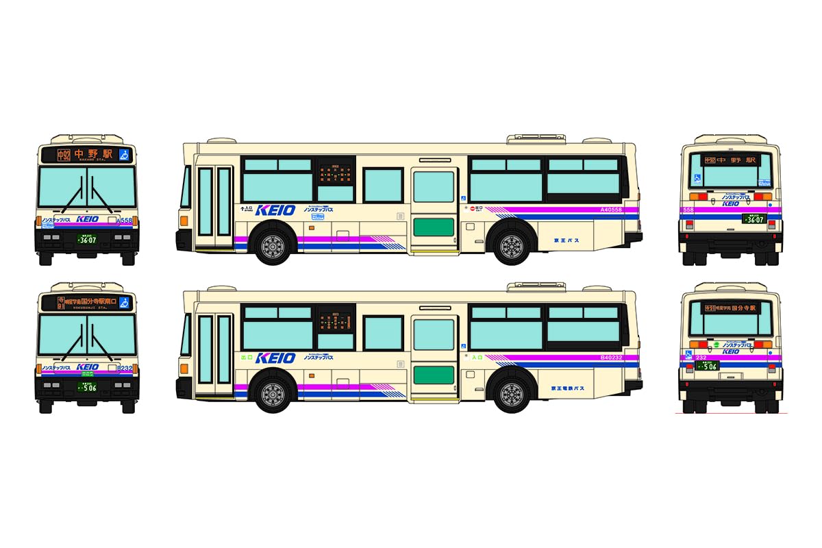 The Bus Collection Bus Collection Keio Bus Goodbye Nishiko 96MC Medium-sized Long Car Keio Electric Railway Bus Color Set of 2 Diorama Supplies
The Bus Collection Bus Collection Keio Bus Goodbye Nishiko 96MC Medium-sized Long Car Keio Electric Railway Bus Color Set of 2 Diorama Supplies
