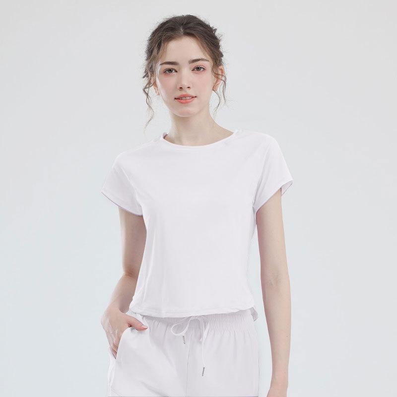 Women s Quick Dry Yoga T-Shirt - Short Sleeve, Loose Fit, Slimming, Professional Sports Training, Morning Run Fitness Top Small
Women s Quick Dry Yoga T-Shirt - Short Sleeve, Loose Fit, Slimming, Professional Sports Training, Morning Run Fitness Top Small