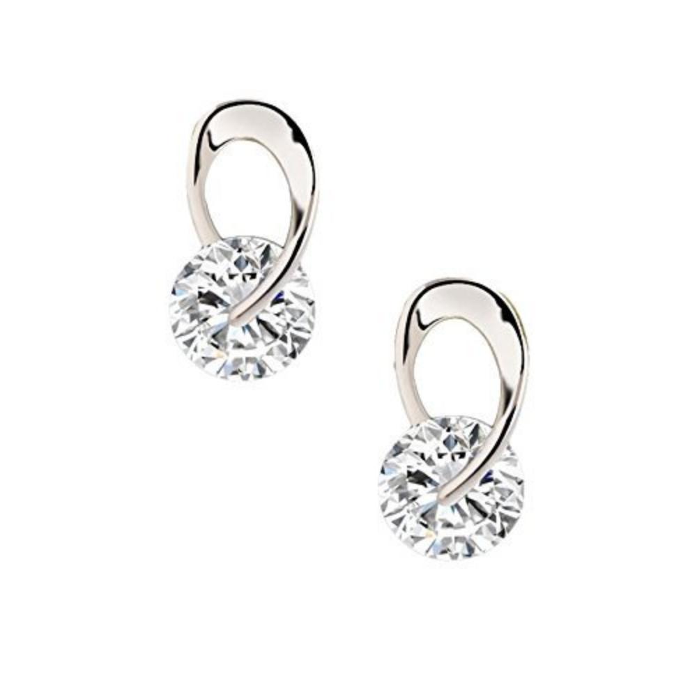 Стильные серьги-гвоздики с кристаллами Shining Diva Fashion для женщин с серебряным покрытием и платиновым покрытием - серебро
Стильные серьги-гвоздики с кристаллами Shining Diva Fashion для женщин с серебряным покрытием и платиновым покрытием - серебро