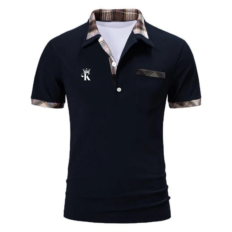 Новая летняя мужская рубашка-поло с коротким рукавом и принтом на лацканах, спортивная, облегающая 3XL темно-синий
Новая летняя мужская рубашка-поло с коротким рукавом и принтом на лацканах, спортивная, облегающая 3XL темно-синий