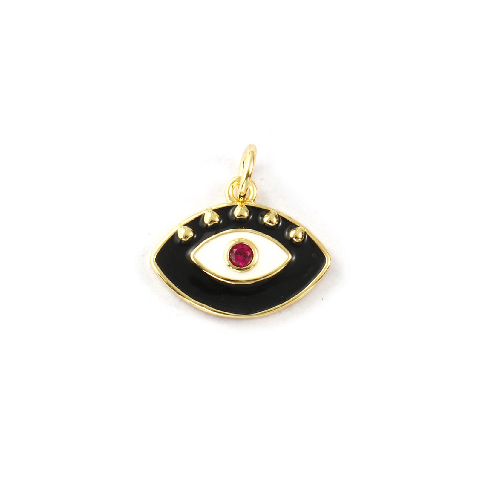 1 Piece Brass & Cubic Zirconia Charms 18K Gold Plated Enamel Evil Eye Pendants For DIY Necklace Earrings Jewelry Making Findings
1 Piece Brass & Cubic Zirconia Charms 18K Gold Plated Enamel Evil Eye Pendants For DIY Necklace Earrings Jewelry Making Findings