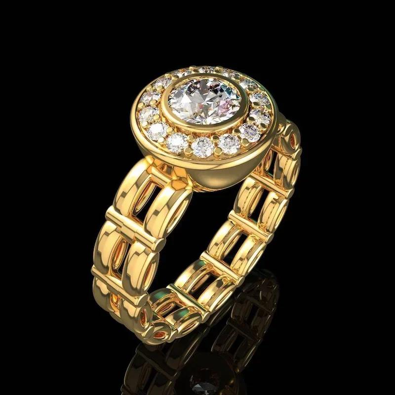 Women s Gold Plated Watch Shaped Ring with Luxury Cubic Zirconia Fashion Accessory Versatile Party Zircon 6
Women s Gold Plated Watch Shaped Ring with Luxury Cubic Zirconia Fashion Accessory Versatile Party Zircon 6