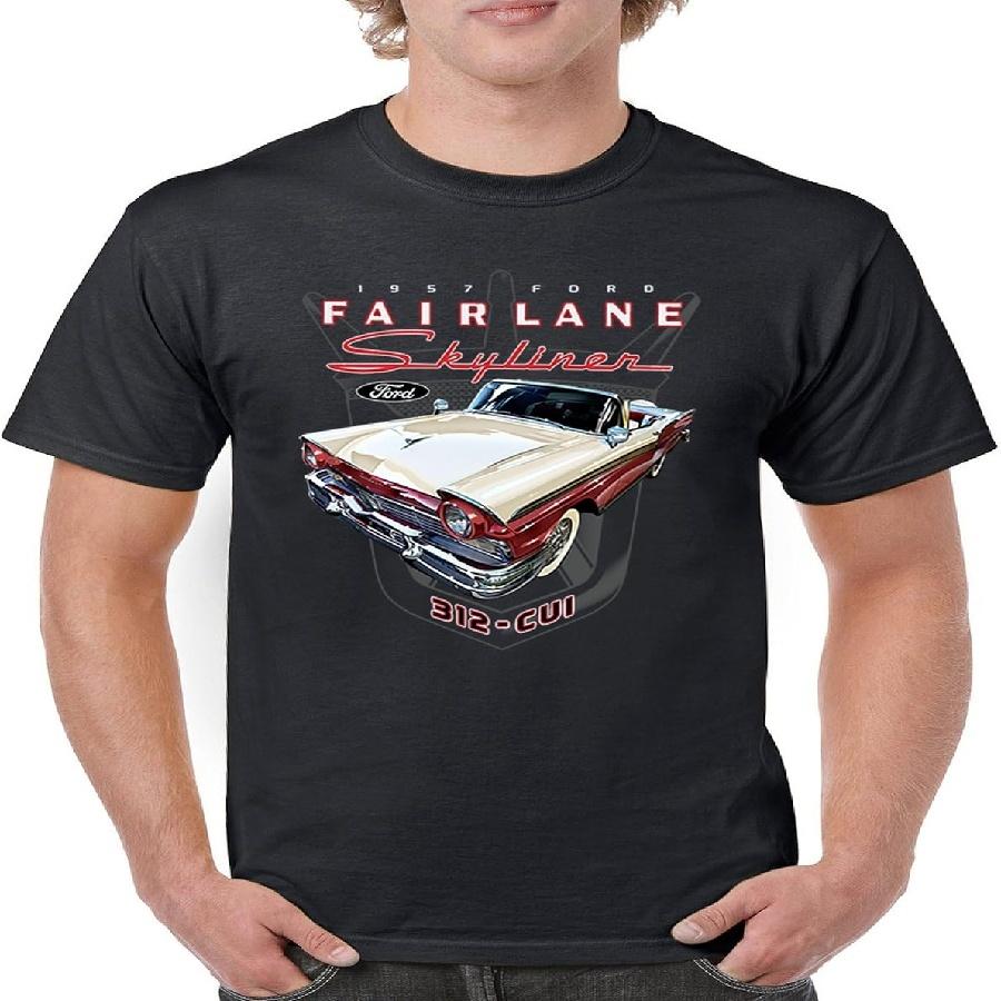 Мужская футболка Ford Fairlane Skyliner Crest 1957 года Ford Винтажный Кабриолет Классический 312 CUI Muscle Car FoMoCo Мужская футболка S чёрный
Мужская футболка Ford Fairlane Skyliner Crest 1957 года Ford Винтажный Кабриолет Классический 312 CUI Muscle Car FoMoCo Мужская футболка S чёрный