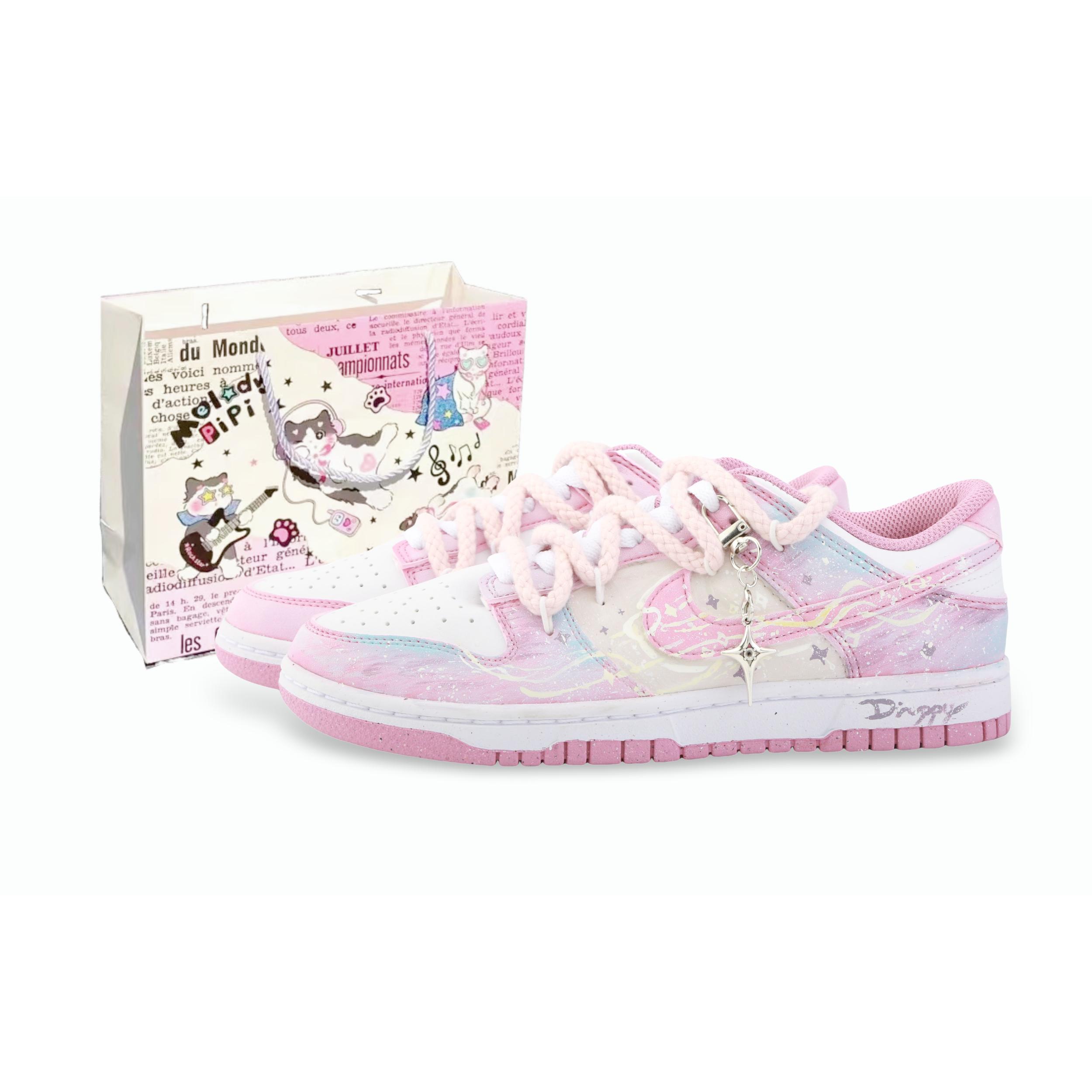 Nike Dunk Sparkling Galaxy Abrasion Resistant Abrasion Resistant Low top Skateboard Shoes Women s Pink DD1873-112(Team889-) 38.5
Nike Dunk Sparkling Galaxy Abrasion Resistant Abrasion Resistant Low top Skateboard Shoes Women s Pink DD1873-112(Team889-) 38.5