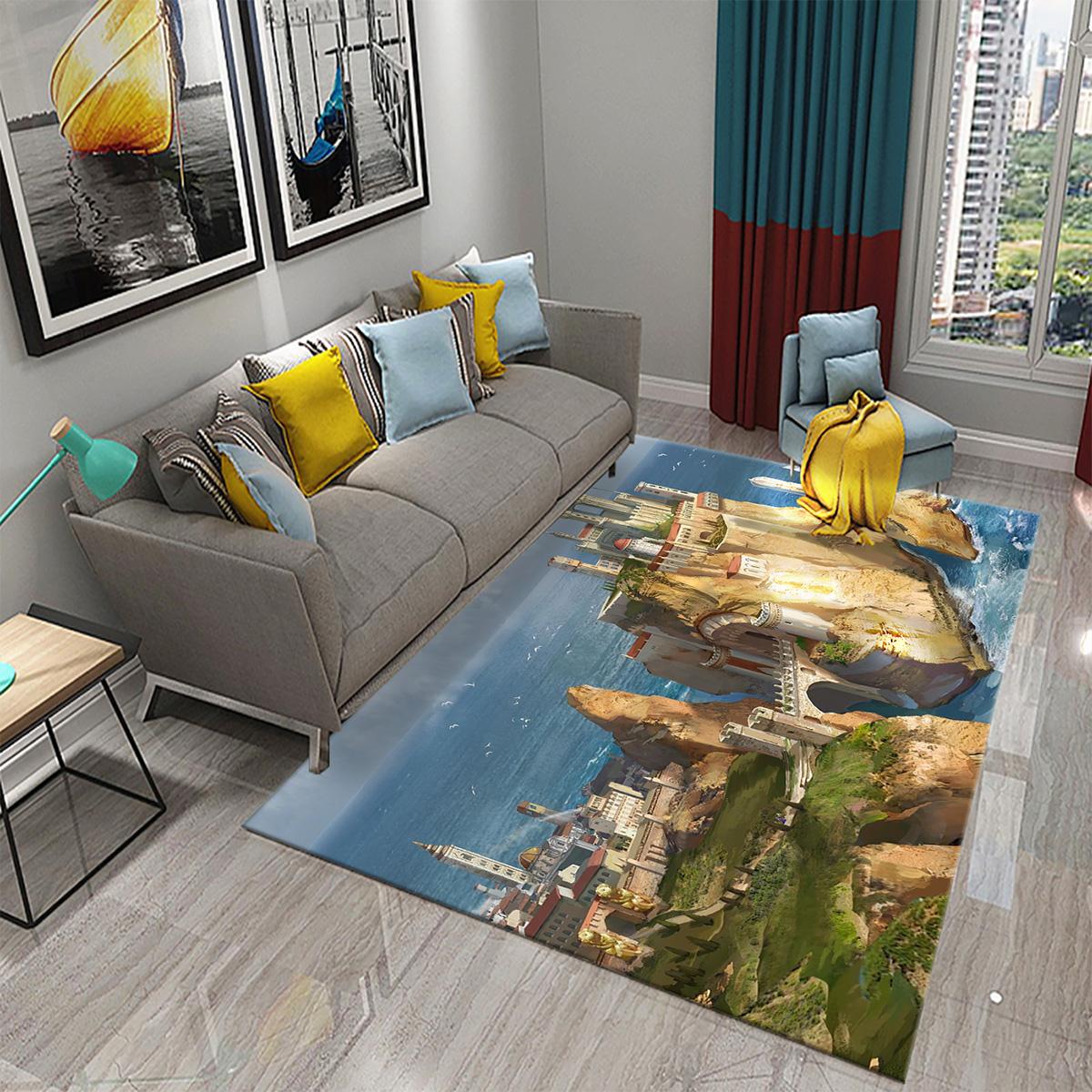 Нескользящий напольный коврик для гостиной, детской спальни, дивана, подушки, домашний красочный ковер в стиле радуги, замка мечты, тематический ковер 40x60cm
Нескользящий напольный коврик для гостиной, детской спальни, дивана, подушки, домашний красочный ковер в стиле радуги, замка мечты, тематический ковер 40x60cm