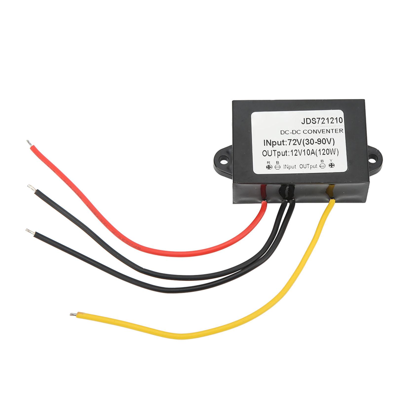 Понижуючий перетворювач IP67 Водонепроникний DC 72V до DC 12V 10A Модуль перетворювача напруги для автомобіля
Понижуючий перетворювач IP67 Водонепроникний DC 72V до DC 12V 10A Модуль перетворювача напруги для автомобіля
