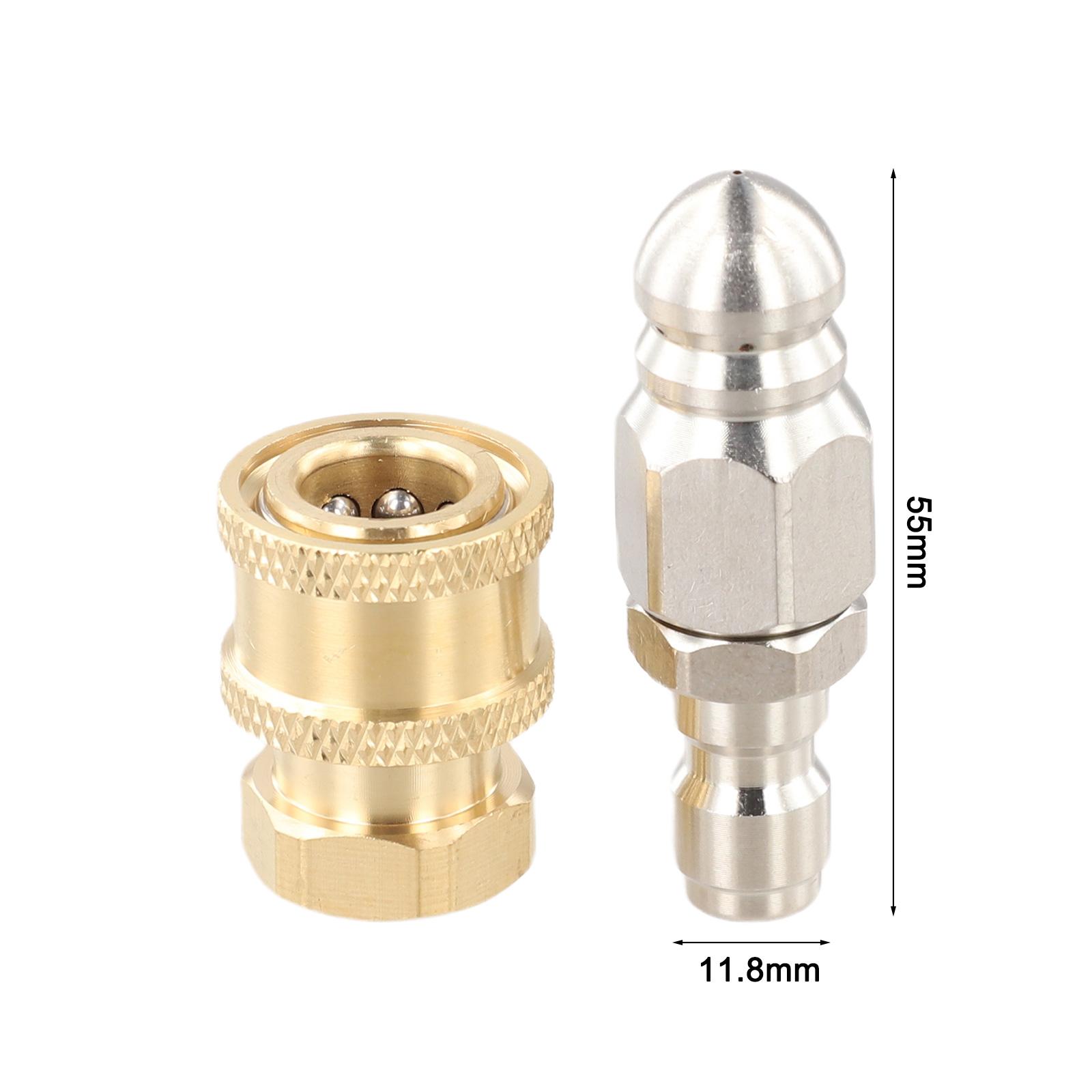 2Pcs/set Sewer Jetter Nozzle 5000 PSI Sewer Jetter Pressure Drain Jetter Hose Nozzle For 1/4 Pressure Washer Replacement Parts China Mainland
2Pcs/set Sewer Jetter Nozzle 5000 PSI Sewer Jetter Pressure Drain Jetter Hose Nozzle For 1/4 Pressure Washer Replacement Parts China Mainland