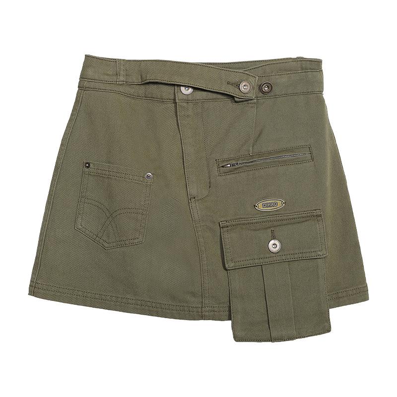 Spicy Girl High-Waisted A-Line Workwear Skirt - Summer Slimming Hip-Hugging Design for Women Large армия зеленый
Spicy Girl High-Waisted A-Line Workwear Skirt - Summer Slimming Hip-Hugging Design for Women Large армия зеленый
